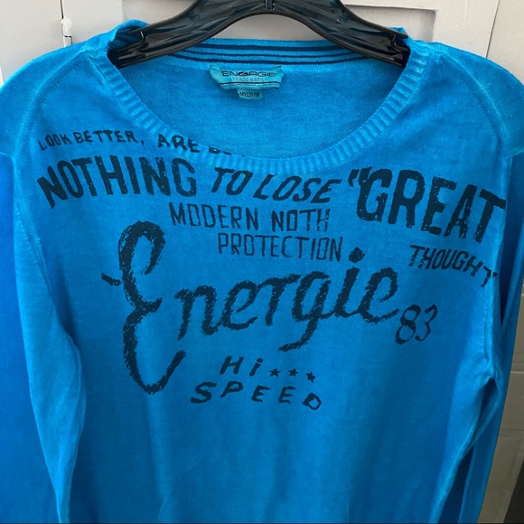 ENERGIE BY MISS SIXTY PULLOVER LONG SLEEVE TOP. - Picture 10 of 11